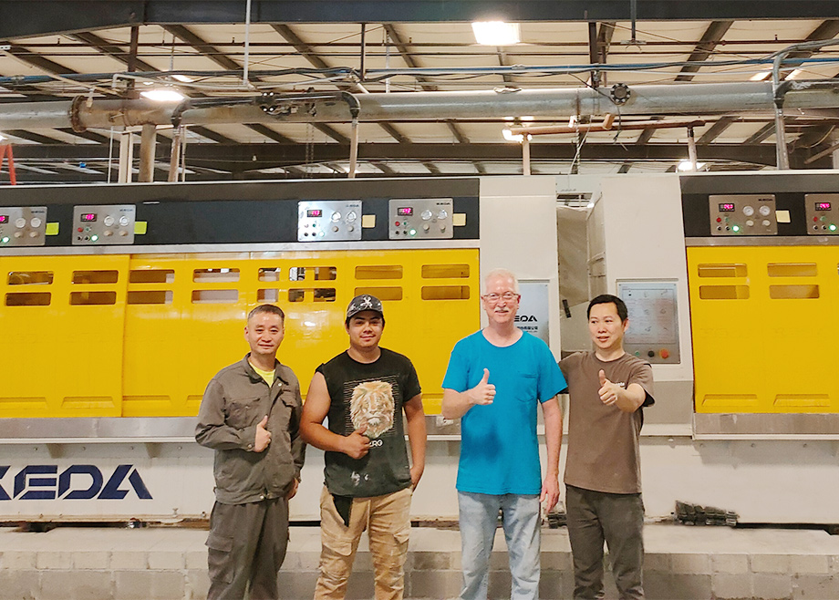 重要市場突破！科達(dá)石材機(jī)械新品在美國成功投產(chǎn)